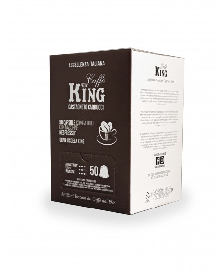Capsule King Monodose 50pz. Compatibili Nespresso