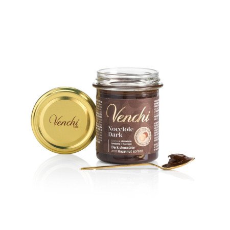 Streichcreme aus dunkler Schokolade und Haselnüssen 200 g