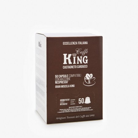 Capsule King Monodose 50pz. Compatibili Nespresso