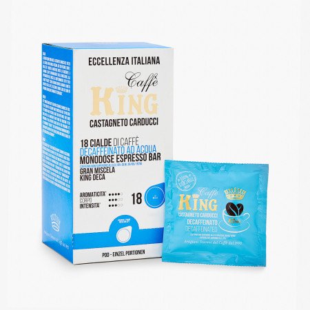 Caffè in cialde Decaffeinato King Monodose 18pz.