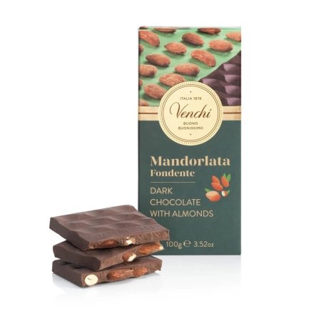Dark Chocolate Bar with Almonds 100 g