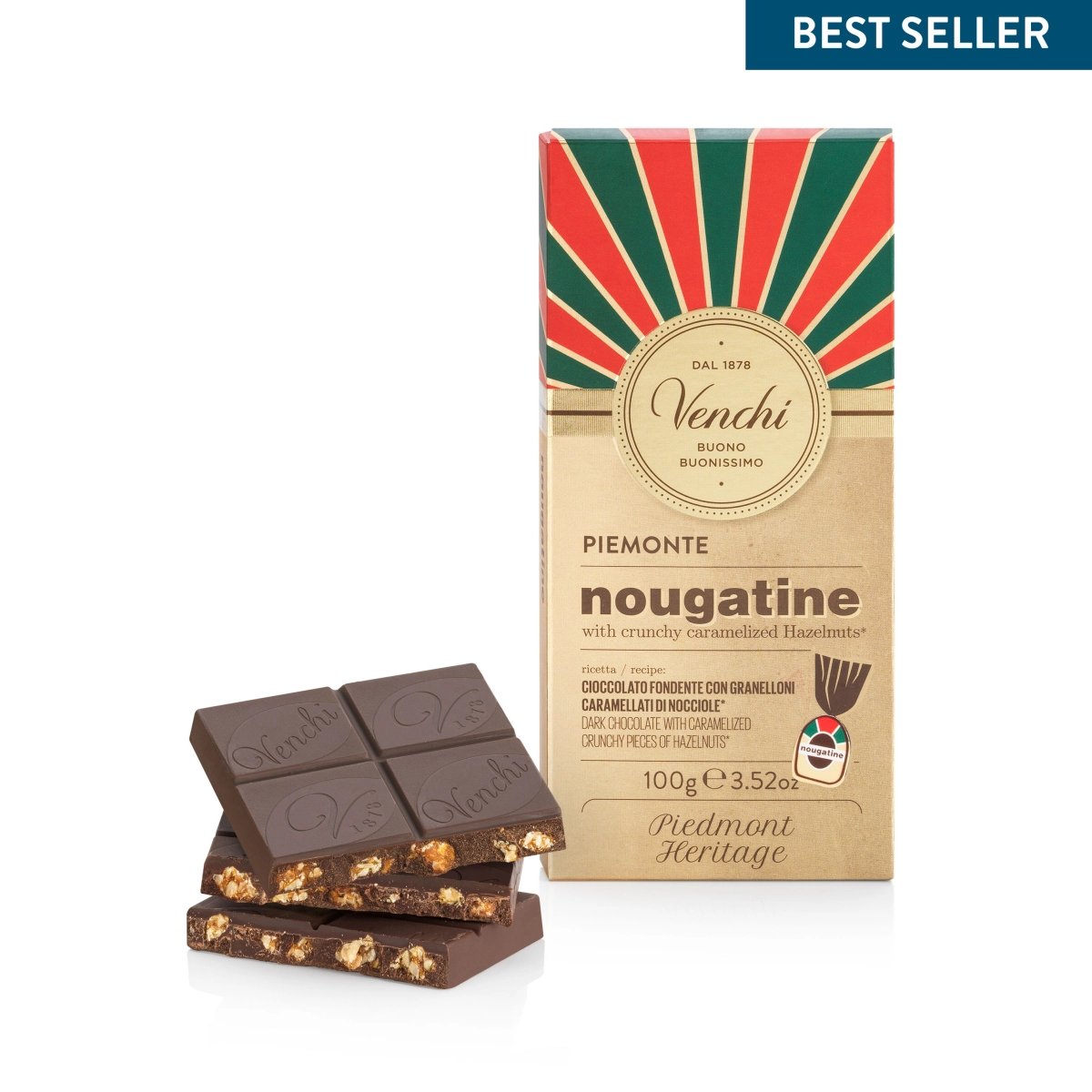 Nougatine-Schokoladentafel 100 g