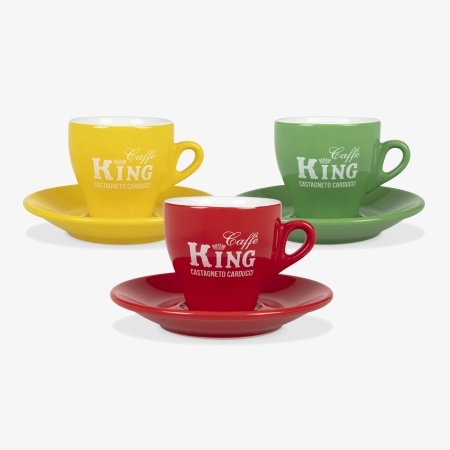 Collezione King Pop – Set 3 Tazze da Cappuccino